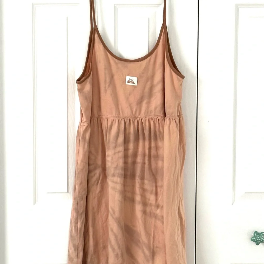 Quicksilver Cotton Tie Die Skater Dress SZ Lg - Picture 2 of 9